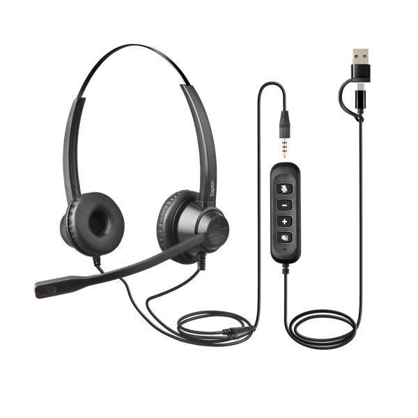 Eagaton X1D 3.5+USB Teams Headset